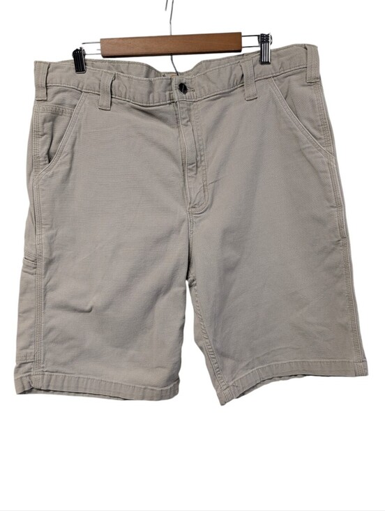 Carhartt Other - Carhartt Men's Relaxed Fit Khaki Cargo Shorts Size 38 Beige Work Utility